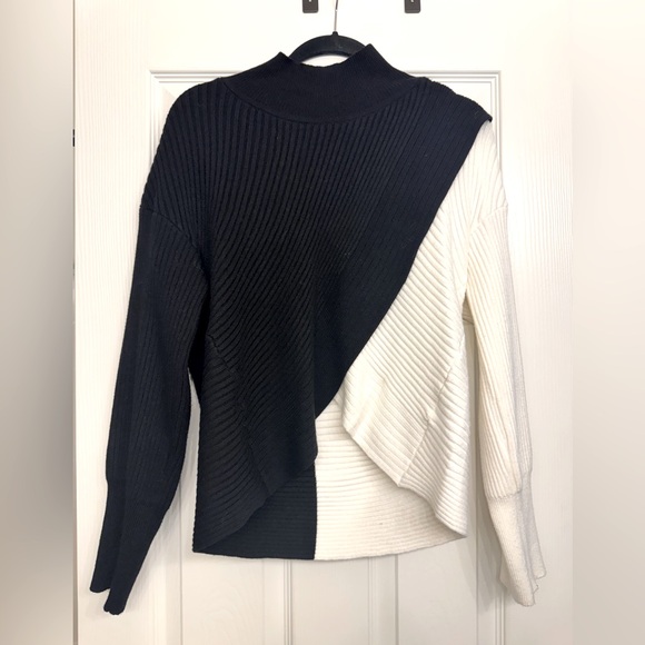 Express Colorblock Turtleneck Sweater - Picture 1 of 1